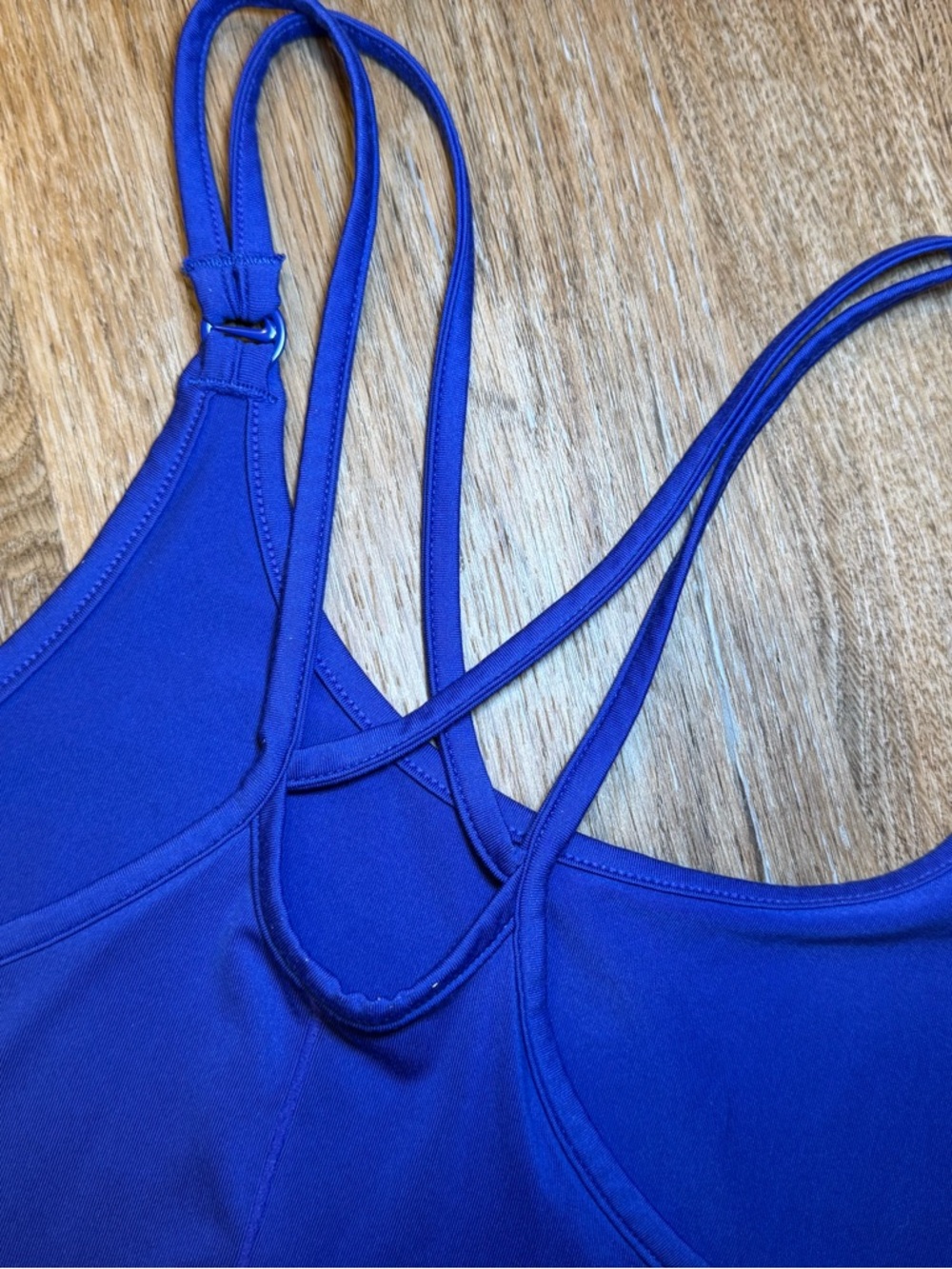 Nike Women's Royal Blue Double-Strap Athletic Tank - Picture 4 of 5